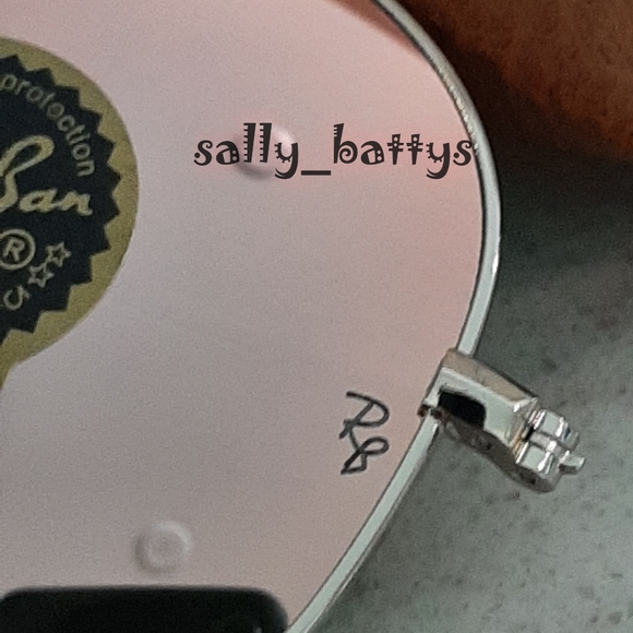 Ray-Ban (Store Display) Aviator Reflective Pink Lenses RB3025 Mirror - Picture 6 of 12